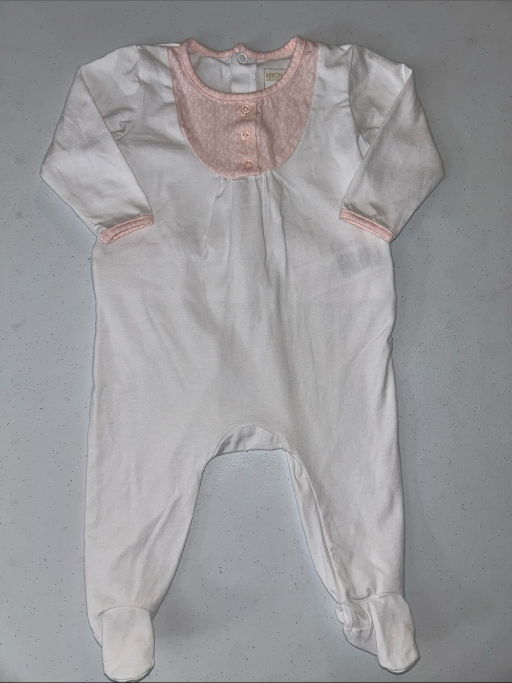 Micheal Kors Baby Girl One Piece Outfit Footie Size 6 Months